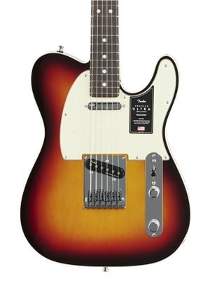 Fender American Ultra Telecaster Rosewood Fingerboard Ultraburst with Case Body View